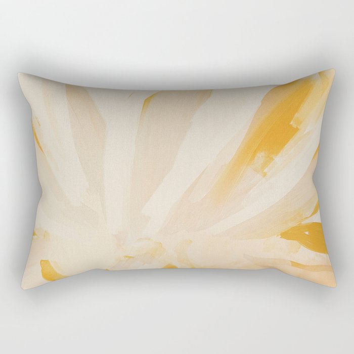 Sun Blooming Flower Rectangular Pillow Gallery Image 2