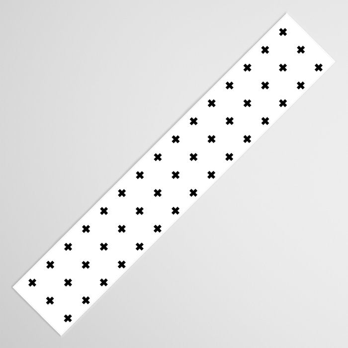 Swiss Cross White Small Table Runner Gallery Image 3