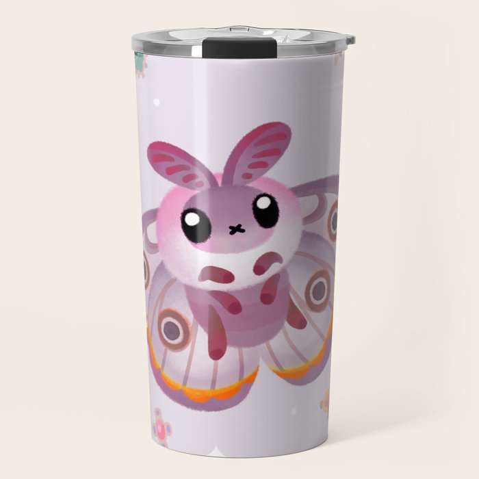 Marbled Emperor Moth Travel Mug Gallery Image 1