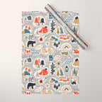 Hinking by day Wrapping Paper Gallery Image 1