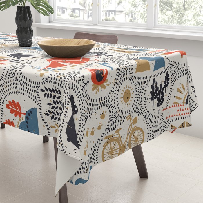 Hinking by day Tablecloth Gallery Image 3