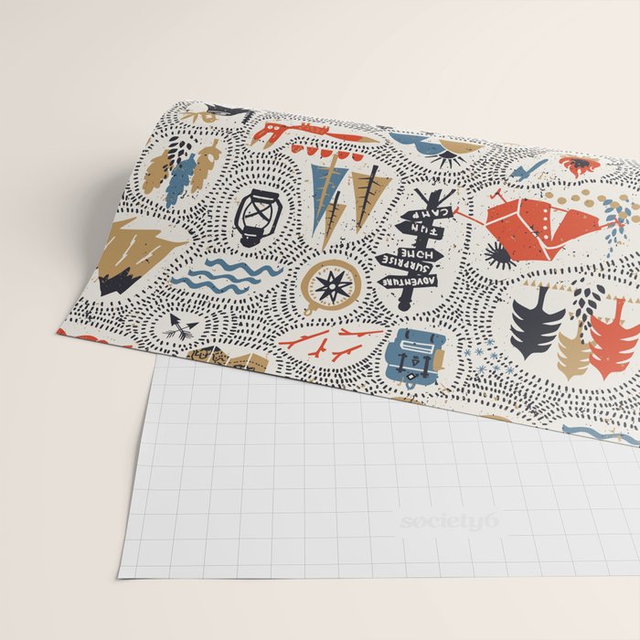Hinking by day Wrapping Paper Gallery Image 2