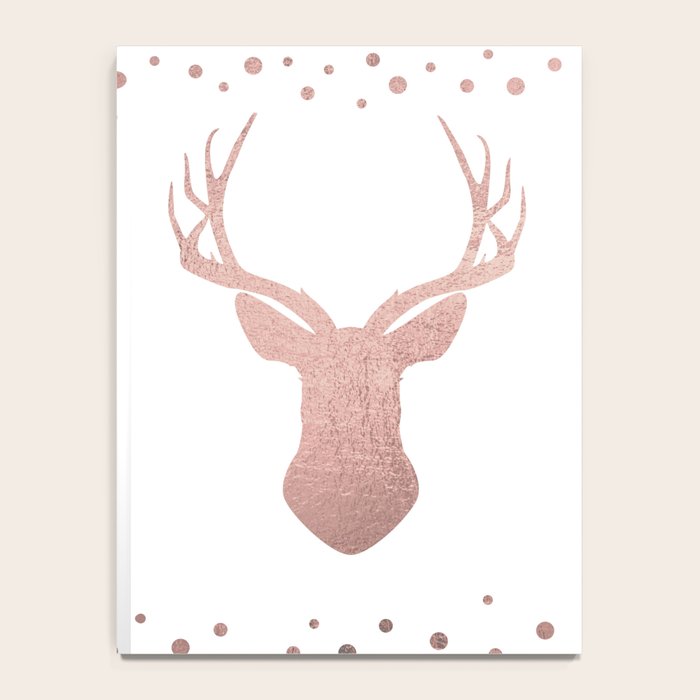 Reindeer - rose gold Notebook Gallery Image 4