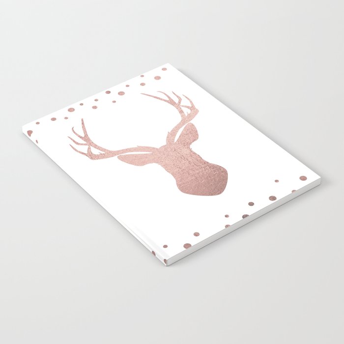 Reindeer - rose gold Notebook Gallery Image 2
