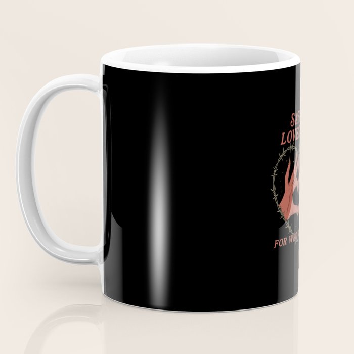 Satan Loves You Coffee Mug Gallery Image 3
