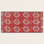 Tekke Torba Antique Turkmen Tribal Rug Print Desk Mat Gallery Image 3