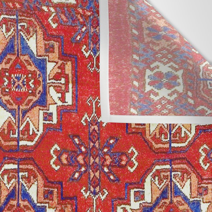 Tekke Torba Antique Turkmen Tribal Rug Print Wall Tapestry Gallery Image 3