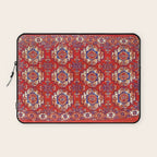 Tekke Torba Antique Turkmen Tribal Rug Print Laptop Sleeve Gallery Image 1