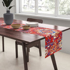 Tekke Torba Antique Turkmen Tribal Rug Print Table Runner Gallery Image 2