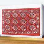 Tekke Torba Antique Turkmen Tribal Rug Print Wall Mural Gallery Image 2