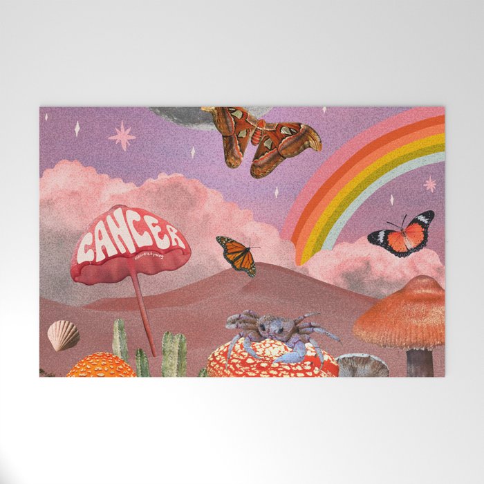 Cancer Zodiac Collage Welcome Mat Gallery Image 1