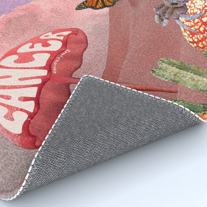 Cancer Zodiac Collage Rug Gallery Image 4
