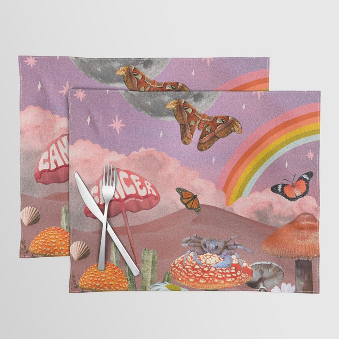 Cancer Zodiac Collage Placemat Gallery Image 1