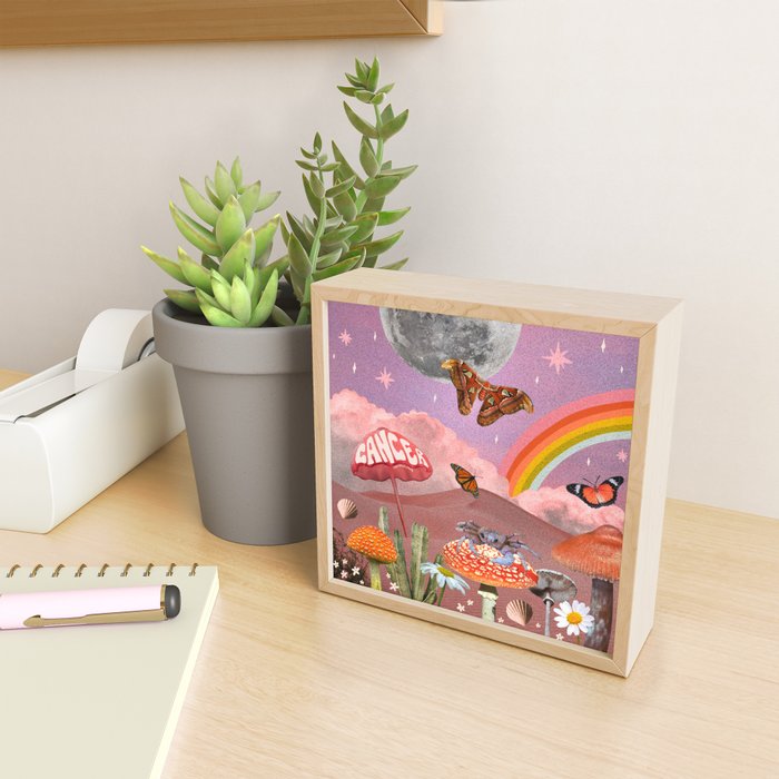 Cancer Zodiac Collage Mini Art Print Gallery Image 2