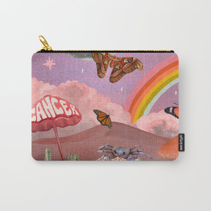 Cancer Zodiac Collage Carry All Pouch Gallery Image 1