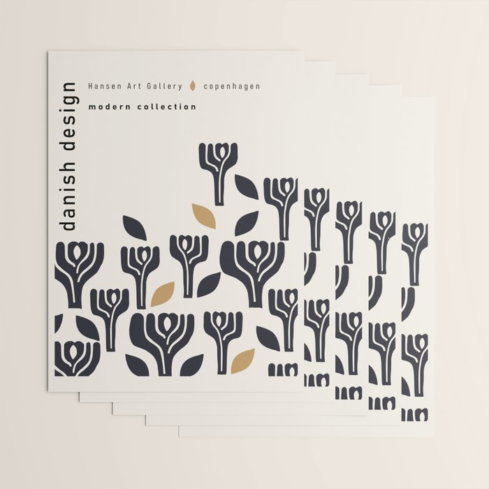 Danish Design Modern Collection Art Wrapping Paper Gallery Image 3