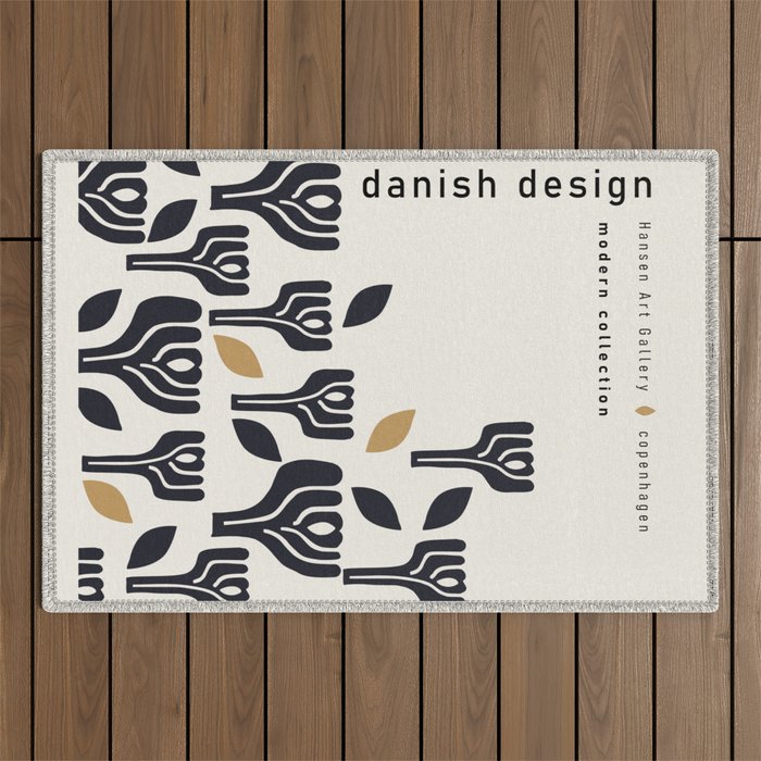 Danish Design Modern Collection Art Outdoor Rug Gallery Image 1