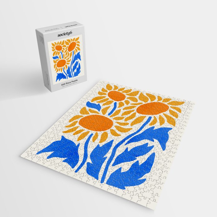 FOLIAGE 002: Sunflower | Flower Market Jigsaw Puzzle Gallery Image 2