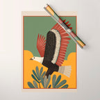 Bald Eagle in Flight Wrapping Paper Gallery Image 1