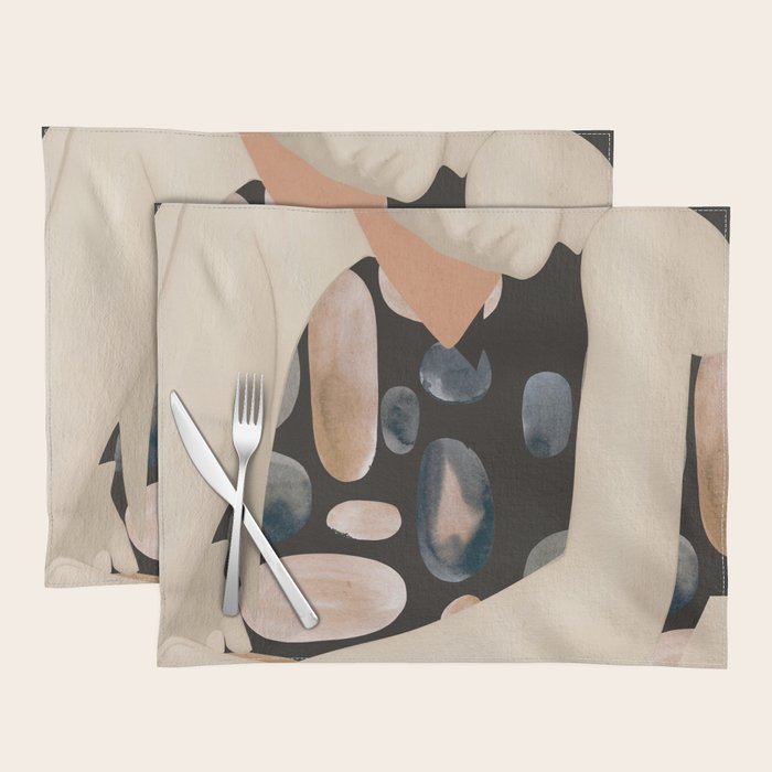 Abstract Art Female Figure 31 Placemat Gallery Image 1