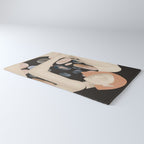 Abstract Art Female Figure 31 Rug Gallery Image 3