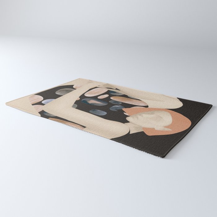 Abstract Art Female Figure 31 Rug Gallery Image 3