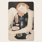 Abstract Art Female Figure 31 Cutting Board Gallery Image 1