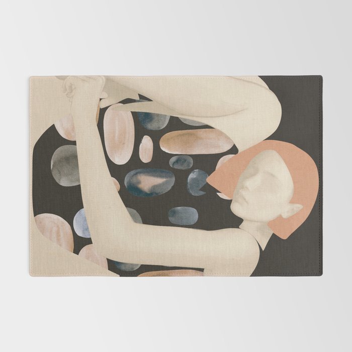 Abstract Art Female Figure 31 Rug Gallery Image 2
