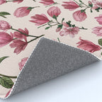 Pink Magnolia Blossoms Rug Gallery Image 4
