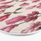 Pink Magnolia Blossoms Bath Mat Gallery Image 3