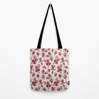 Pink Magnolia Blossoms Tote Bag Gallery Image 2