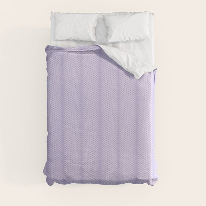 Elysian XIV Lavender Purple Duvet Cover Gallery Image 3