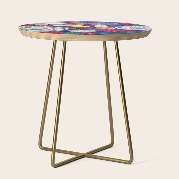 Friendsgiving Floral Tablescape Painting Side Table Gallery Image 1
