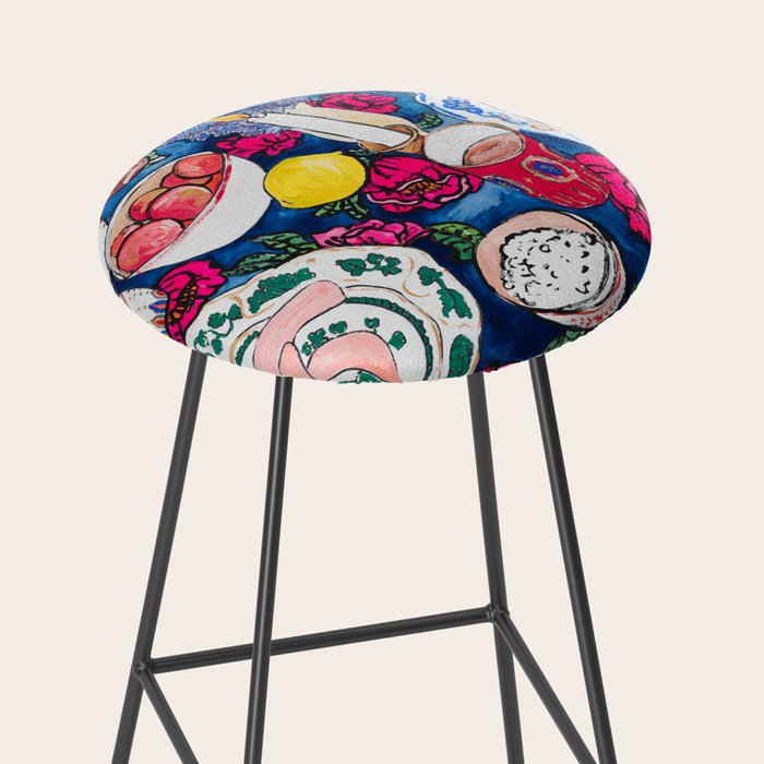 Friendsgiving Floral Tablescape Painting Stool Gallery Image 2