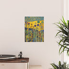 Colorful Flower Garden After Klimt Poster Gallery Image 2