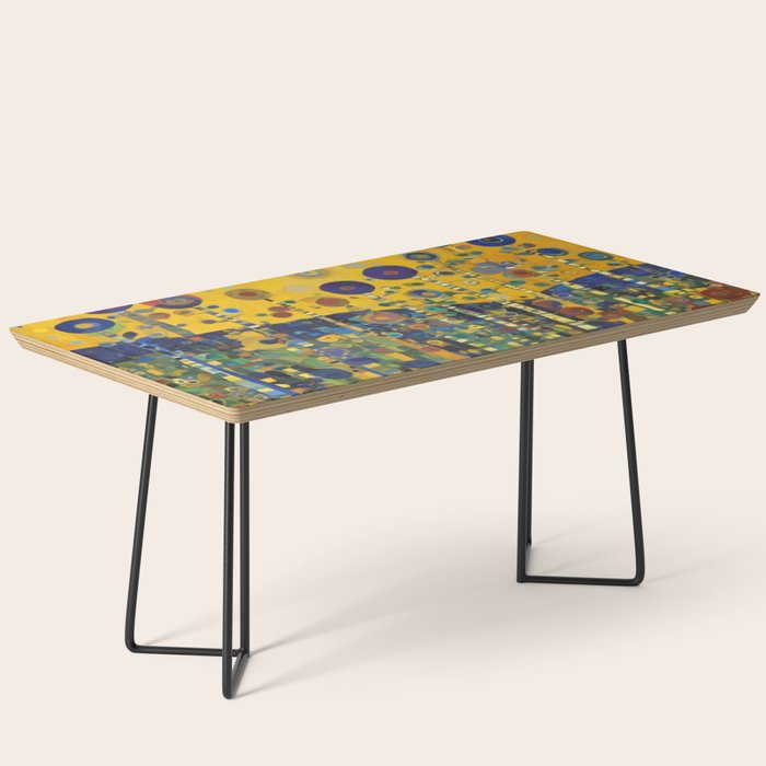 Colorful Flower Garden After Klimt Coffee Table Gallery Image 1