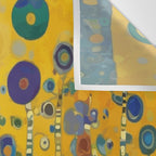 Colorful Flower Garden After Klimt Wall Tapestry Gallery Image 3