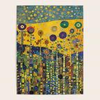 Colorful Flower Garden After Klimt Poster Gallery Image 4