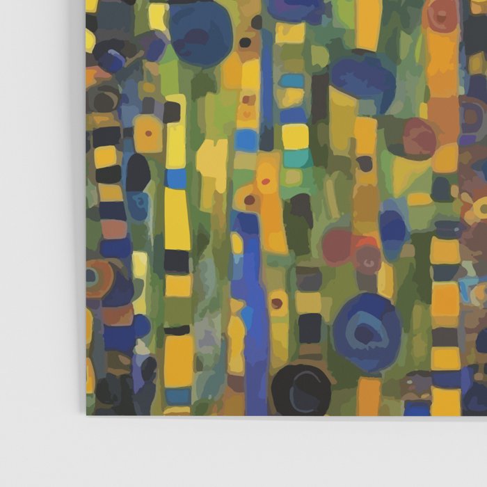 Colorful Flower Garden After Klimt Poster Gallery Image 3