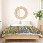 Colorful Flower Garden After Klimt Duvet Cover Gallery Image 3