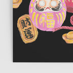Japanese Tiger Daruma with small Darumas Poster Gallery Image 3