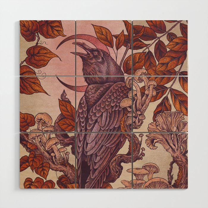 Dusty Dusk Wood Wall Art Gallery Image 1