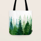 Pine Trees 2 Tote Bag Gallery Image 1