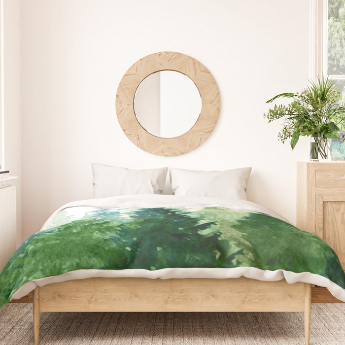Pine Trees 2 Duvet Cover Gallery Image 3
