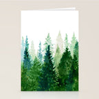 Pine Trees 2 Stationery Card Gallery Image 2