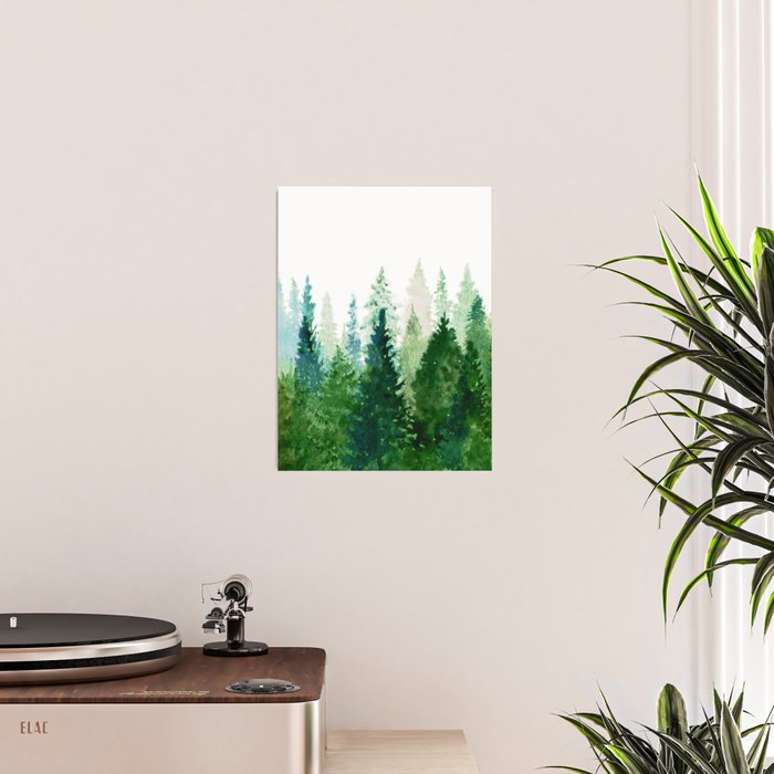 Pine Trees 2 Poster Gallery Image 2