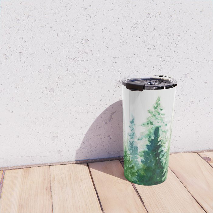Pine Trees 2 Travel Mug Gallery Image 4