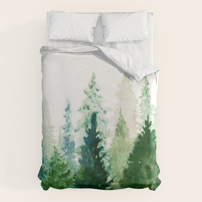 Pine Trees 2 Duvet Cover Gallery Image 6