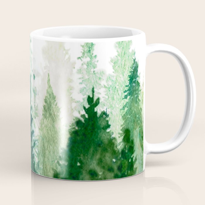 Pine Trees 2 Coffee Mug Gallery Image 1