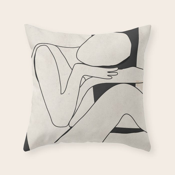 Abstract Art 15 Throw Pillow Gallery Image 1